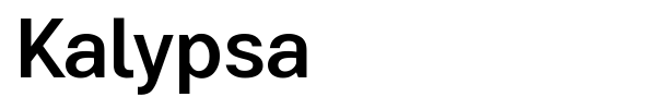 Kalypsa font preview